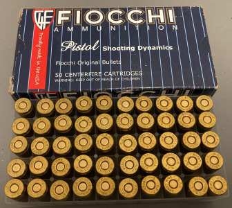 (50) RNDS. FIOCCHI 9MM LUGER 115 GRS. FMJ AMMO