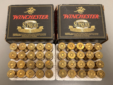 (40) RNDS. WINCHESTER PARTITION GOLD 454 CASULL 260 GR. AMMO