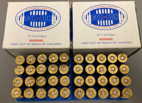 (40) RNDS. COR BON 454 CASULL 285 GR. BONDED CORE AMMO