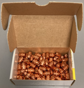 (100) COUNT HIGHBORN .38 CAL BULLETS 125 GR. HP