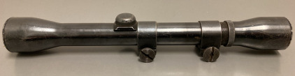 WEAVER SCOPE WITH RING MOUNTS