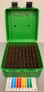 (100) RNDS. 7.62X54 AMMO IN HARD CASE