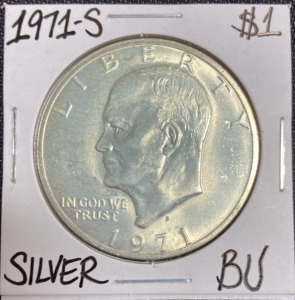 1971-S BU Uncirculated Silver Ike Dollar