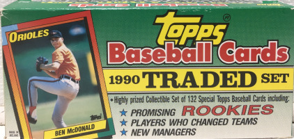 1990 Topps Baseball Cards Traded Set