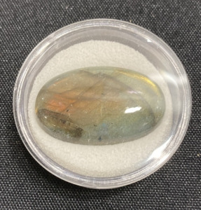 56.90ct Natural Flashy Labradorite Gemstone Oval Cabochon