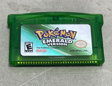 (1) Pokémon Emerald Reproduction Cartridge For Gameboy Advance