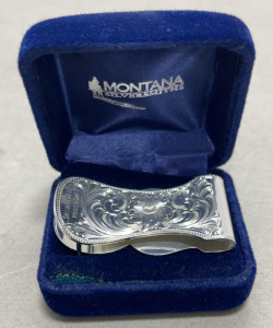 (1) Montana Silversmiths Silver Money Clip