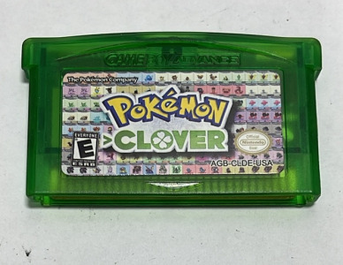 (1) Pokémon Clover ROM Cartridge For Gameboy Advance (Rare)