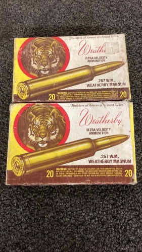 (40) Rds Weatherby .257 Weatherby Magnum Ammo