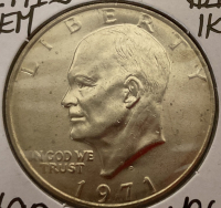 1971-D Gem BU Ike Eisenhower Dollar