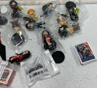 (8) + Assorted Anime Figures And More!