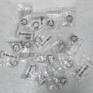 (18) Assorted Sizes Steel Rings