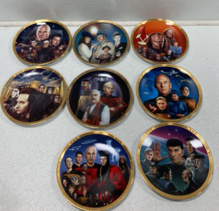 (8) Star Trek Collectible Plates