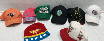 (9) Assorted Hats