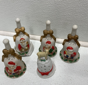 (4) Vintage Christmas Bells (9) Vintage Baby Tops And More!