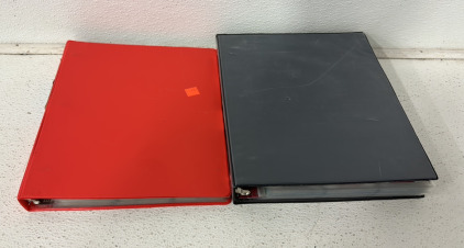 (2) Binders Full Of Around (350) Late 90s, Late 2000s And Mid 2010s MLB Card Including Mike Trout And More