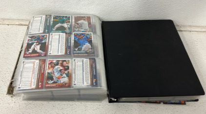 (2) Full Binders With Around (300) Early 90s To Late 90s And Late 2000s To Mid 2010s MLB Cards