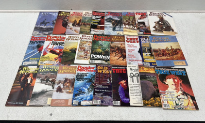 (27+) Early 1990s Magazines Including Western Horseman, Popular Mechanics, Art Of The West, Cowboys And Indians And More