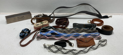 (10) Assorted Belts and More!