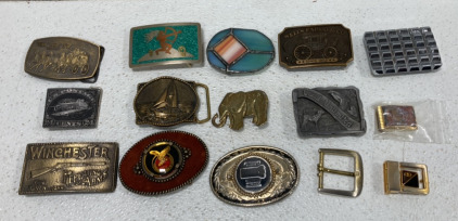 (15) Assorted Belt Buckles