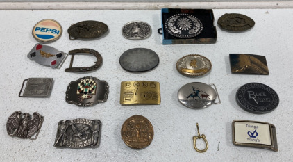 (20) Assorted Belt Buckles