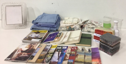 Magazines, Bed sheets & pillow cases, and many more items