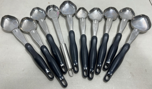 (1) (10) Pcs Food Truck/Restraunt Spoodle Portion Control Spoons