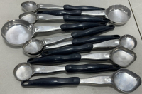 (1) (10) Pcs Food Truck/Restraunt Spoodle Portion Control Spoons