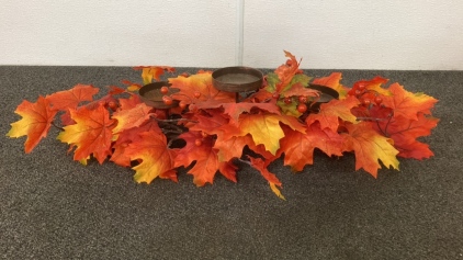 Fall Leaf Candle Holder