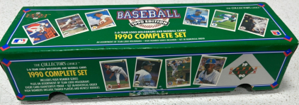 1990 Upper Deck Collectors Set Of Baseball Cards With Holographic Team Stickers