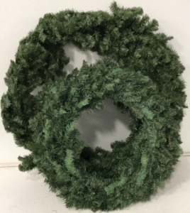 (1) 28’’ Christmas Wreath, (2) 21’’ Christmas Wreaths