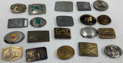 (20) Assorted Belt Buckles