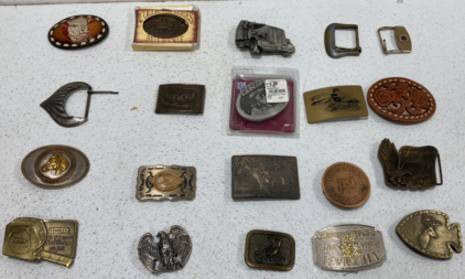 (20) Assorted Belt Buckles