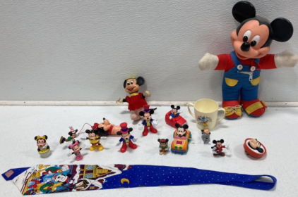 (14) Assorted Mickey Mouse Memorabilia