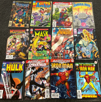 12 COMIC BOOKS, FEW ORIGINALS, SOME REPRINTS