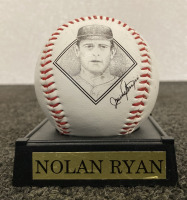 COMMEMORATIVE EDITION NOLAN RYAN COLLECTIBLE BASEBALL