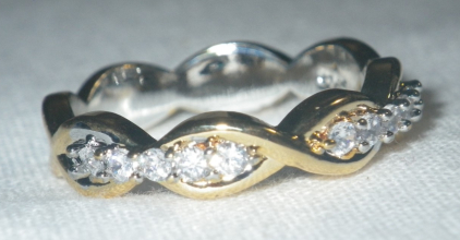 Gold & Silver Toned Designer Band