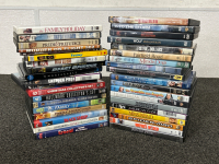 DVDS INCLUDING: JURASSIC PARK, TERMINATOR 2, SPIDER-MAN AND MANY MORE