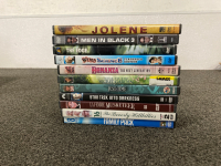 DVDS INCLUDING JURASSIC WORLD, MEN IN BLACK 3, TANGLED - 2