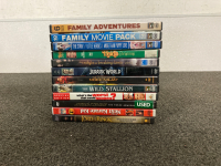 DVDS INCLUDING JURASSIC WORLD, MEN IN BLACK 3, TANGLED - 3