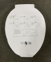 (1) MAINSTAYS PLASTIC EASY INSTALLATION TOILET SEAT - 2