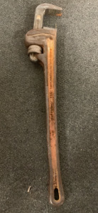 (1) RIDGID PIPE WRENCH