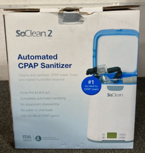 SO CLEAN 2 AUTOMATED CPAP SANITIZER (TURNS ON)