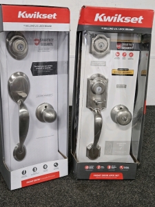 NEW KWIKSET FRONT DOOR LOCK SET & FRONT ENTRY DOOR HARDWARE