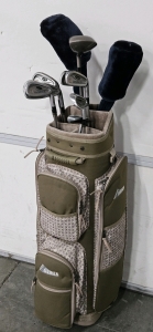 LIGHT & EASY GOLF CLUB SET W/DATREK BAG & ACCESSORIES