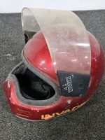 (2) MOTORCYCLE HELMETS - M & ? - 4