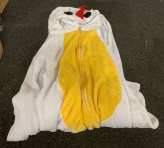 (1) PLUSH ADULT SIZE ROOSTER ONSIE