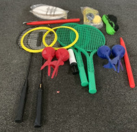 (1) BAG OF SPORTS EQUIPMENT FOR LAWN DARTS AND MORE - 2