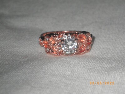 Rose Gold Ring w/ 1ct Stone