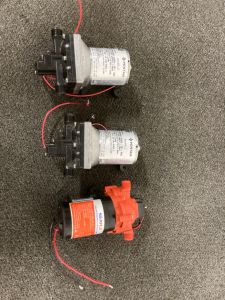 WATER PUMPS, 2 PENTAIR SHURFLO AND SEAFLO PROFESSIONAL GRADE PUMPS, CANNOT TEST